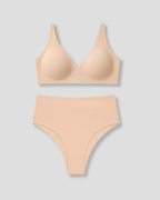 Conjunto Sujetador + Braga Beige