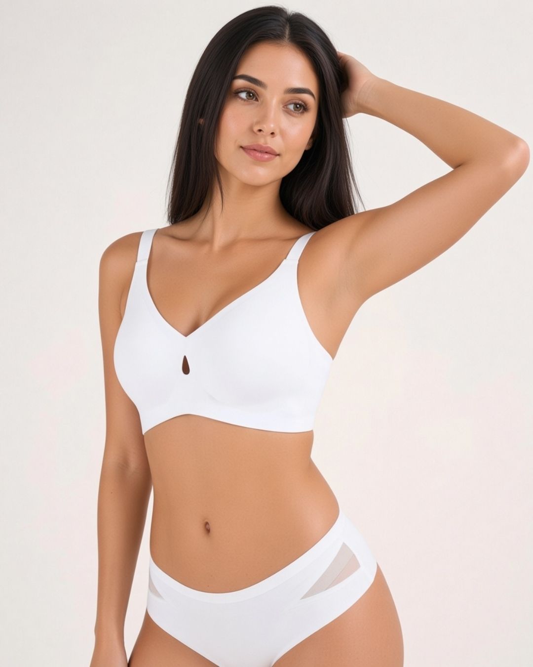 Sujetador sin Aros Reafirmante con Cut-Out de Lágrima Shapeher