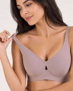 Sujetador sin Aros Reafirmante con Cut-Out de Lágrima Shapeher
