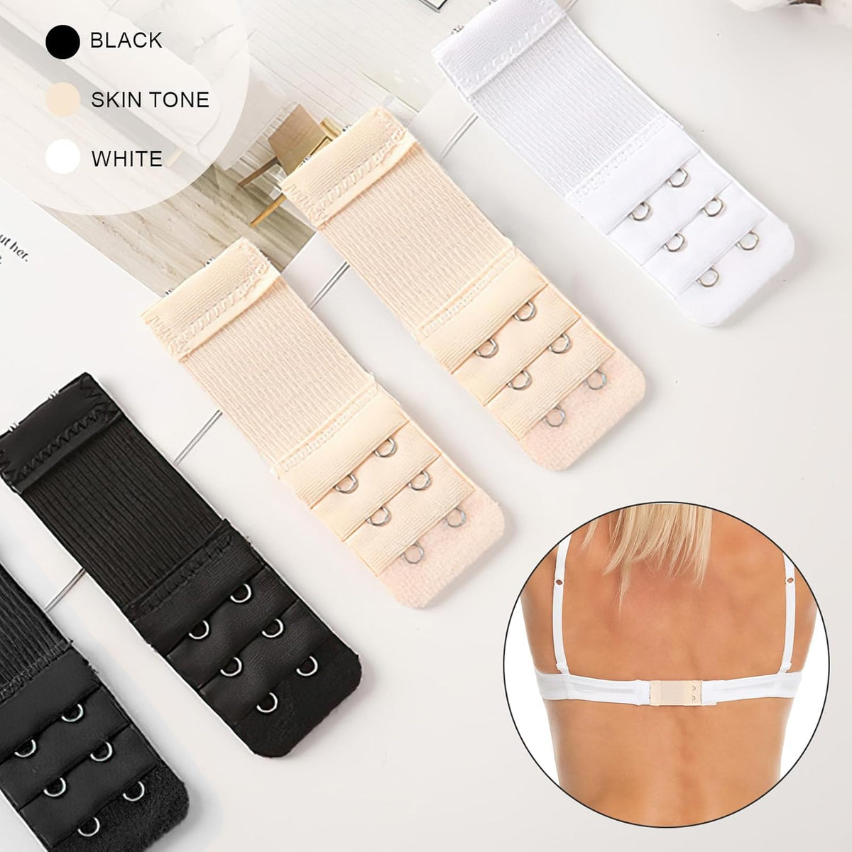 Pack 4 Extensores Para Sujetador