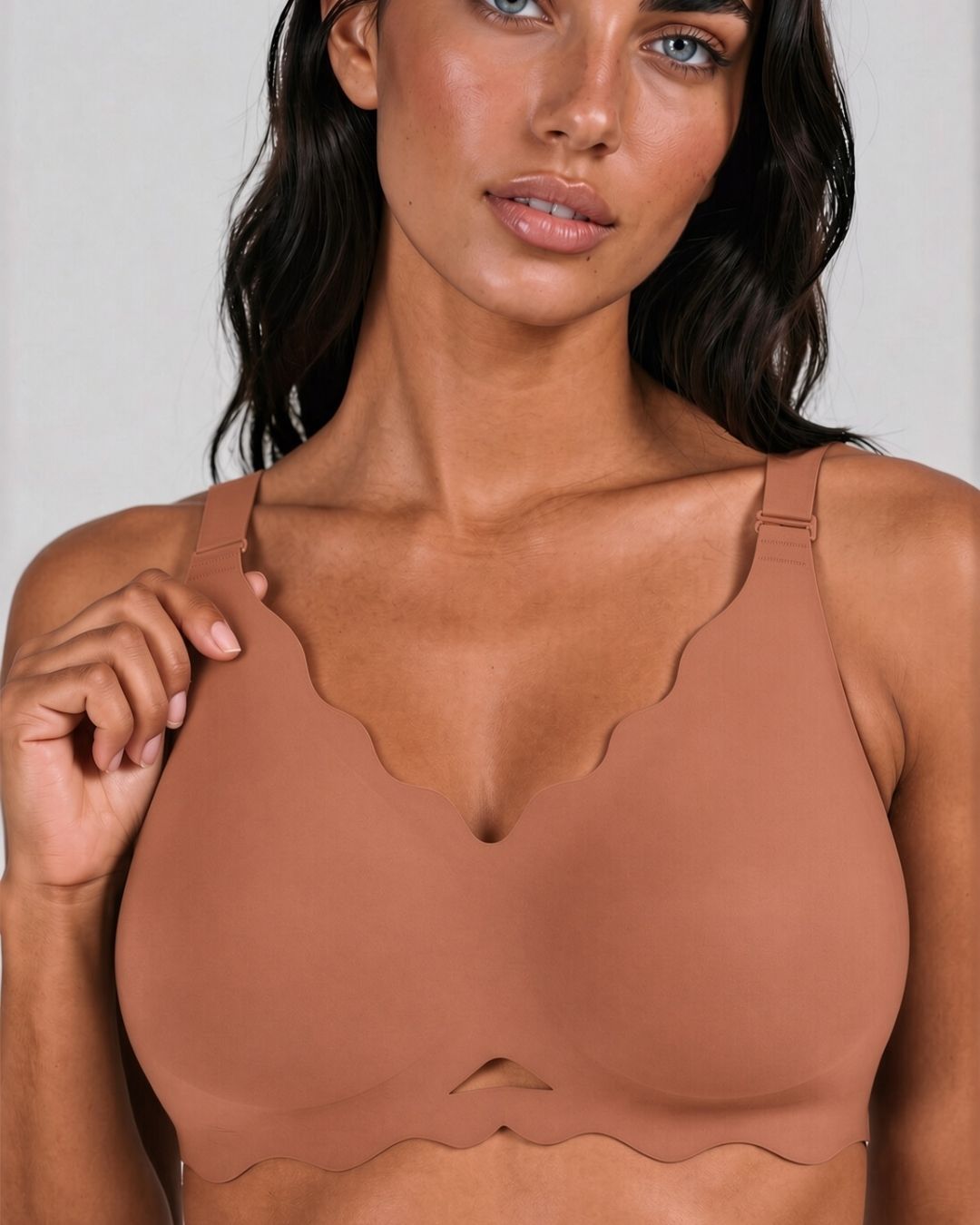 Sujetador Wave sin Aros Reafirmante con Cut-Out Triangular Shapeher