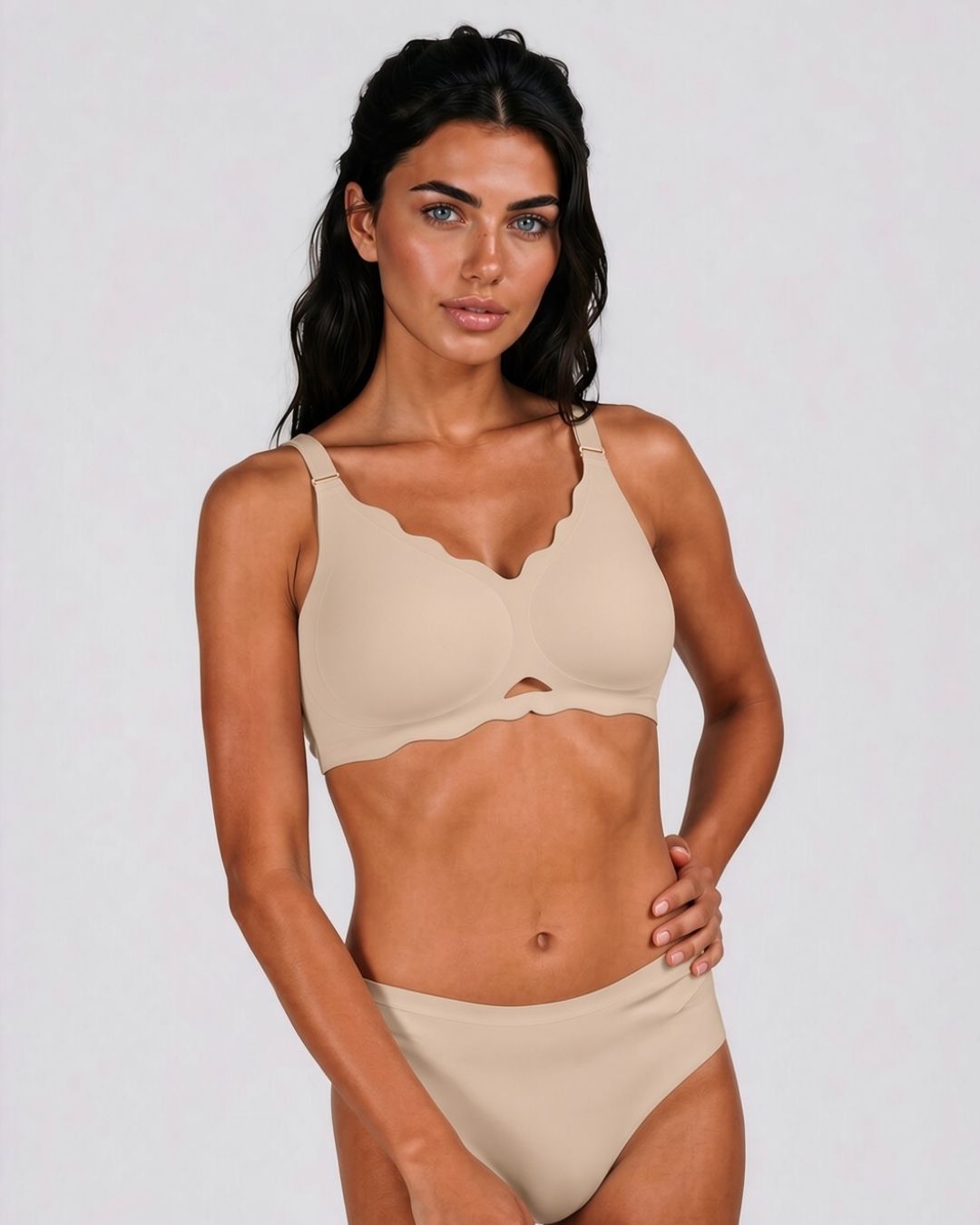 Sujetador Wave sin Aros Reafirmante con Cut-Out Triangular Shapeher